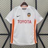Tailandia Camiseta Valencia Primera Equipación Retro 2006-2007