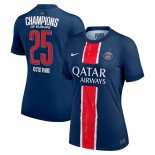 Camiseta Paris Saint Germain Primera Equipación Mujer Champions of Europe 2025