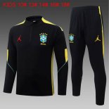 Ninos Sudadera De Training Brasil 2026/2027 Negro 3 Ninos Sudadera De Training Brasil 2026/2027 Negro 3