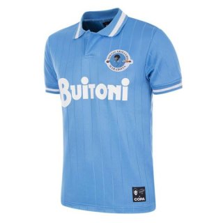 Tailandia Camiseta Napoli Primera Equipación Retro 1986 1987 Tailandia Camiseta Napoli Primera Equipación Retro 1986 1987