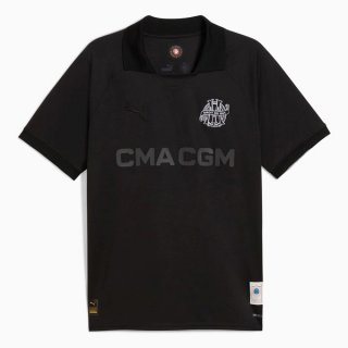 Tailandia Camiseta Marsella 125th Anniversary Negro