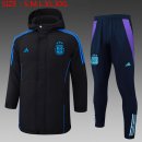 Abrigo Argentina Conjunto Completo 2024/2025 Negro 2