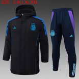 Abrigo Argentina Conjunto Completo 2024/2025 Negro 2