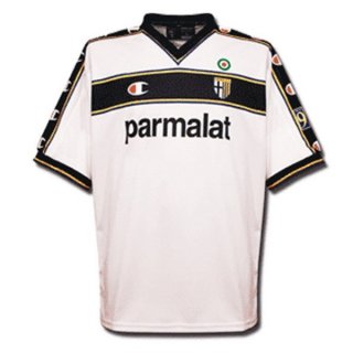 Segunda Equipación Tailandia Camiseta Parma Champion Retro 2002 2003 Blanco Segunda Equipación Tailandia Camiseta Parma Champion Retro 2002 2003 Blanco