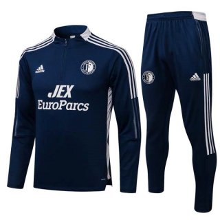 Sudadera De Training Feyenoord Rotterdam 2022 Azul Negro Sudadera De Training Feyenoord Rotterdam 2022 Azul Negro