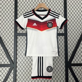 Camiseta Alemania Primera Equipación Retro Niño 2014 Camiseta Alemania Primera Equipación Retro Niño 2014