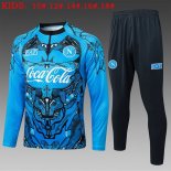 Ninos Sudadera De Training Napoli 2026/2027 Azul Ninos Sudadera De Training Napoli 2026/2027 Azul