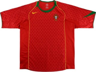 Primera Equipación Tailandia Camiseta Portugal Retro 2004 Rojo Primera Equipación Tailandia Camiseta Portugal Retro 2004 Rojo