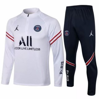 Chandal PSG 2021/2022 Blanco Negro Chandal PSG 2021/2022 Blanco Negro