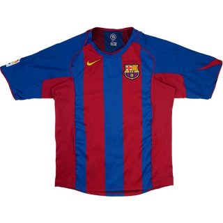 Primera Equipación Tailandia Camiseta Barcelona Retro 2004 2005 Azul Rojo Primera Equipación Tailandia Camiseta Barcelona Retro 2004 2005 Azul Rojo