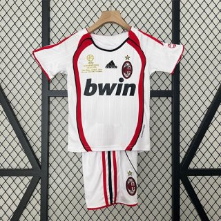 Camiseta AC Milan Segunda Equipación Retro Niño 2006 2007 Camiseta AC Milan Segunda Equipación Retro Niño 2006 2007