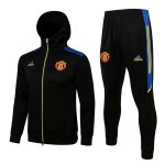 Chandal Con Capucha Manchester United 2021/2022 Negro Chandal Con Capucha Manchester United 2021/2022 Negro