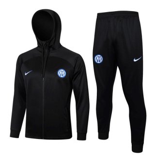 Chandal Con Capucha Inter Milan 2024/2025 Negro 3 Chandal Con Capucha Inter Milan 2024/2025 Negro 3