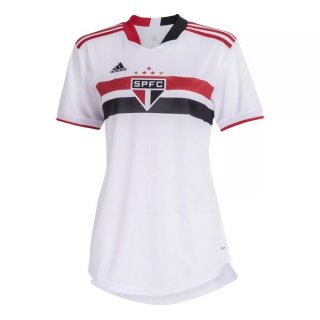 Primera Equipación Camiseta São Paulo Mujer 2021/2022 Blanco Primera Equipación Camiseta São Paulo Mujer 2021/2022 Blanco
