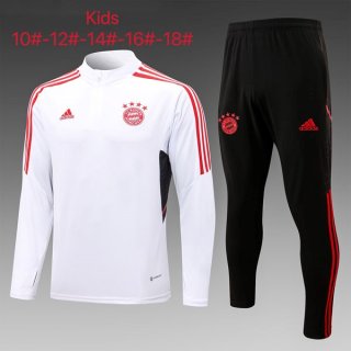 Niños Sudadera De Training Bayern Munich 2023 Blanco Negro Niños Sudadera De Training Bayern Munich 2023 Blanco Negro