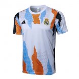 Camiseta Entrenamiento Real Madrid 2025/2026 Blanco Naranja