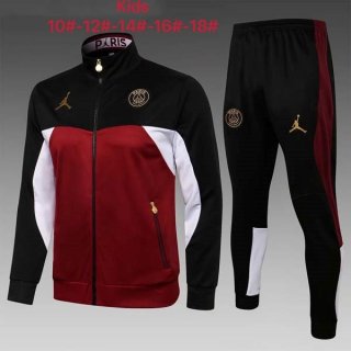 Niños Chandal Con Capucha Paris Saint Germain 2022 Negro Rojo Niños Chandal Con Capucha Paris Saint Germain 2022 Negro Rojo