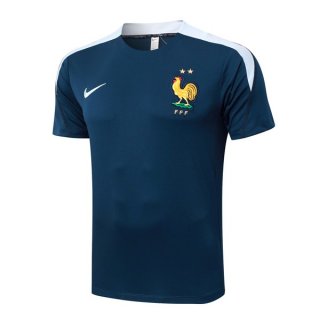 Camiseta Entrenamiento Francia 2024/2025 Azul Blanco Camiseta Entrenamiento Francia 2024/2025 Azul Blanco
