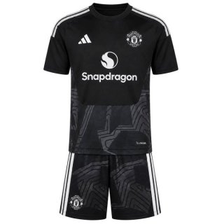 Camiseta Manchester United Portero Niño 2026/2027 Negro