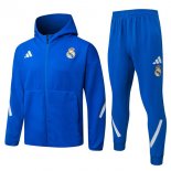 Chandal Con Capucha Real Madrid 2026/2027 Azul Chandal Con Capucha Real Madrid 2026/2027 Azul