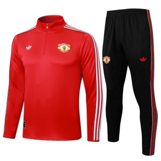 Sudadera De Training Manchester United 2025/2026 Rojo 5 Sudadera De Training Manchester United 2025/2026 Rojo 5
