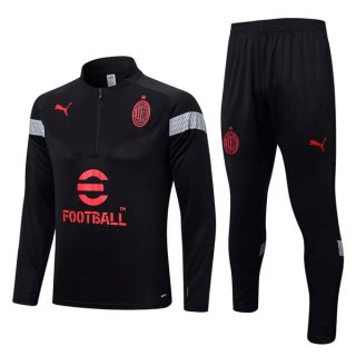 Sudadera De Training AC Milan 2023/2024 Negro Sudadera De Training AC Milan 2023/2024 Negro