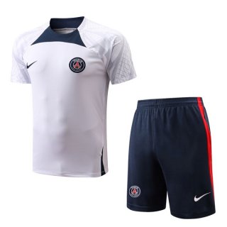 Camiseta Entrenamiento PSG Conjunto Completo 2022/2023 Blanco Camiseta Entrenamiento PSG Conjunto Completo 2022/2023 Blanco