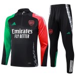 Sudadera De Training Arsenal 2024/2025 Negro Rojo