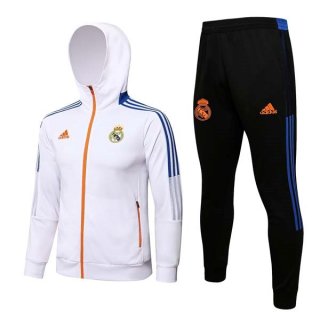 Chandal Con Capucha Real Madrid 2022 Blanco Chandal Con Capucha Real Madrid 2022 Blanco