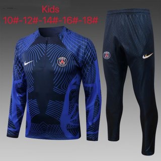 Niños Sudadera De Training PSG 2023 Azul 2 Niños Sudadera De Training PSG 2023 Azul 2