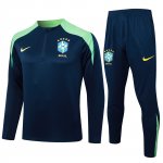 Sudadera De Training Brasil 2024/2025 Azul Verde 3 Sudadera De Training Brasil 2024/2025 Azul Verde 3