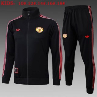 Ninos Chandal Manchester United 2025/2026 Negro 5 Ninos Chandal Manchester United 2025/2026 Negro 5