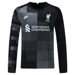 Tailandia Camiseta Liverpool Portero ML 2021/2022 Negro Tailandia Camiseta Liverpool Portero ML 2021/2022 Negro