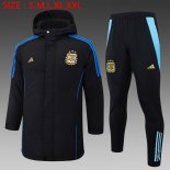Abrigo Argentina Conjunto Completo 2024/2025 Negro 3