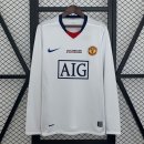Camiseta M-U Segunda Equipación Retro Champions League ML 2008-2009