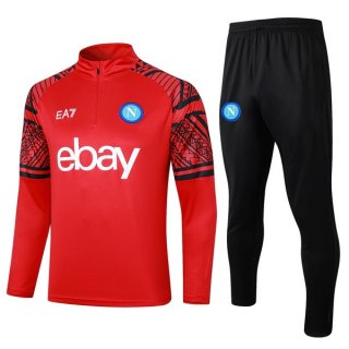 Sudadera De Training Napoli 2024 Rojo 2 Sudadera De Training Napoli 2024 Rojo 2