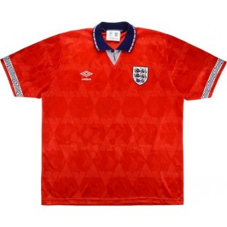 Segunda Equipación Tailandia Camiseta Inglaterra Retro 1990 Rojo Segunda Equipación Tailandia Camiseta Inglaterra Retro 1990 Rojo