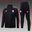 Ninos Chandal Manchester United 2026/2027 Negro 2 Ninos Chandal Manchester United 2026/2027 Negro 2