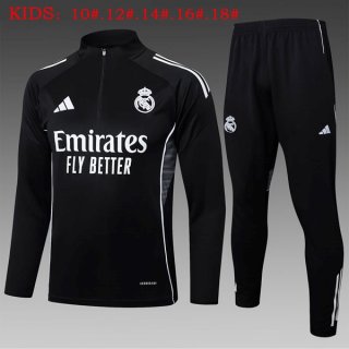 Ninos Sudadera De Training Real Madrid 2025/2026 Negro 6 Ninos Sudadera De Training Real Madrid 2025/2026 Negro 6