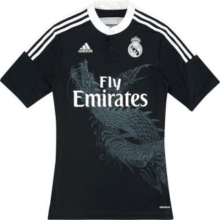Tercera Equipación Tailandia Camiseta Real Madrid Retro 2014 2015 Negro Tercera Equipación Tailandia Camiseta Real Madrid Retro 2014 2015 Negro