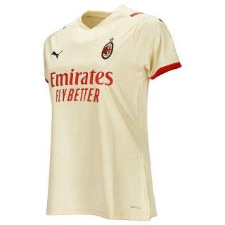 Segunda Equipación Camiseta Futbols AC Milan Mujer 2021/2022 Segunda Equipación Camiseta Futbols AC Milan Mujer 2021/2022