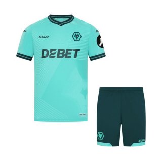 Camiseta Wolves Segunda Equipación Niño 2025/2026 Camiseta Wolves Segunda Equipación Niño 2025/2026