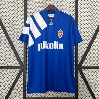 Tailandia Camiseta Zaragoza Segunda Equipación Retro 1992 1993 Tailandia Camiseta Zaragoza Segunda Equipación Retro 1992 1993