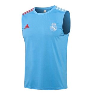 Camiseta Real Madrid Sin Mangas 2022 Azul Camiseta Real Madrid Sin Mangas 2022 Azul