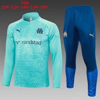 Ninos Sudadera De Training Marsella 2024 Verde Azul Ninos Sudadera De Training Marsella 2024 Verde Azul