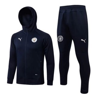 Chandal Con Capucha Manchester City 2022/2023 Azul Oscuro Chandal Con Capucha Manchester City 2022/2023 Azul Oscuro