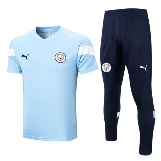 Entrenamiento Manchester City Conjunto Completo 2022/2023 Azul Entrenamiento Manchester City Conjunto Completo 2022/2023 Azul