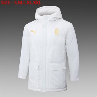 Abrigo AC Milan 2024/2025 Blanco Abrigo AC Milan 2024/2025 Blanco
