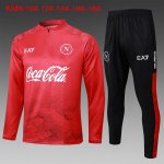Ninos Sudadera De Training Napoli 2024/2025 Rojo Ninos Sudadera De Training Napoli 2024/2025 Rojo