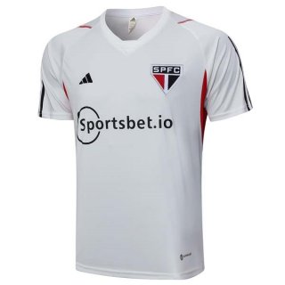 Camiseta Entrenamiento Sao Paulo 2023/2024 Blanco Camiseta Entrenamiento Sao Paulo 2023/2024 Blanco